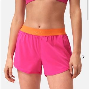 Outdoor Voices Relay 3” Short in Winecup/Clementin